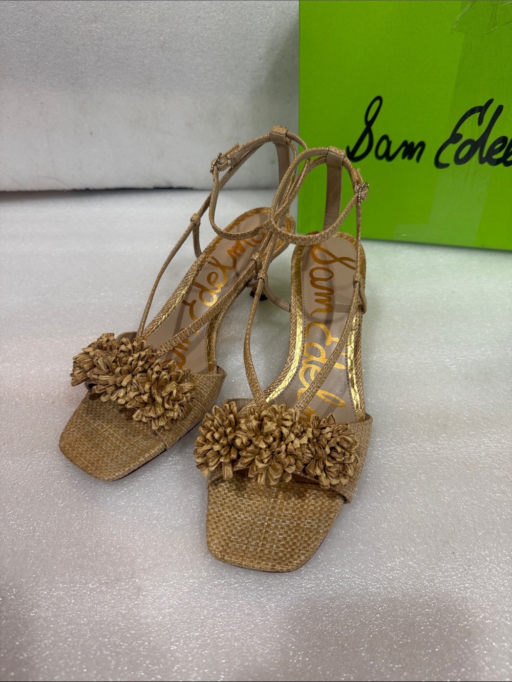 Sam Edelman Women's Phoebe Heeled Sandal, Beechwood size 9.5 - Picture 6 of 8